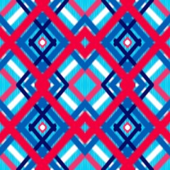 Seamless Ikat ethnic traditional pattern geometric abstract folklore ornament Tribal ethnic...