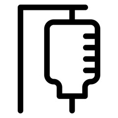 drip line icon isolated on white background