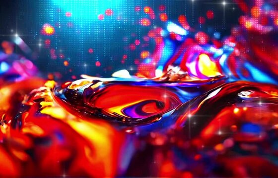 Data flow concept motion background