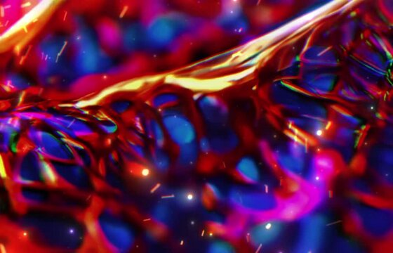 digital 3d render of DNA structure motion