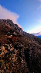 Obraz premium sunset in the mountains