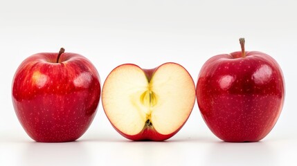Abundance and Beauty: Lush Apples Fruits