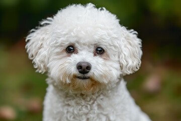 Lovable Adorable bichon dog. Domestic animal studio canine sweet. Generate Ai