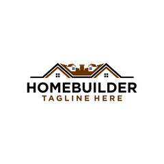 creative home builder vector illustration