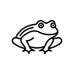 Nature-Inspired Frog Logo Concept Vector Illustration