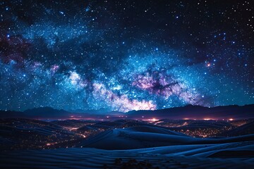 Stars in the sky at night time, high quality, high resolution