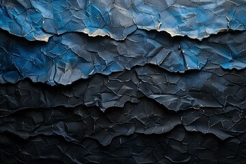 Digital image of  black, dark and blue textured wall, high quality, high resolution