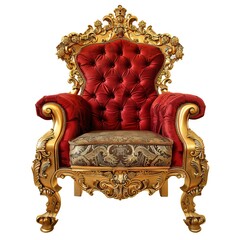 Throne , isolated on white background , high resolution, high quality