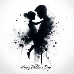 Happy father's day illustration