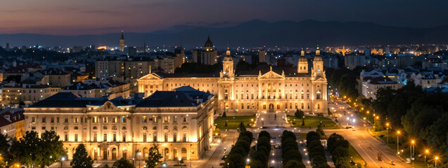 Obraz premium Bucuresti at night