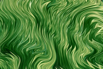 Green wavy pattern background design graphic artist accents stylish and vibrant with liquid and...