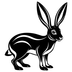 antelope-jackrabbit-goes-icon-vector