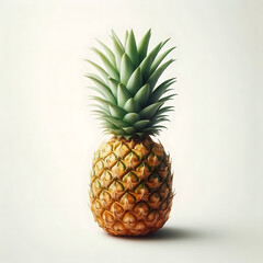 Fototapeta premium pineapple on a white