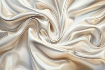 Obraz premium Close Up View of White Fabric