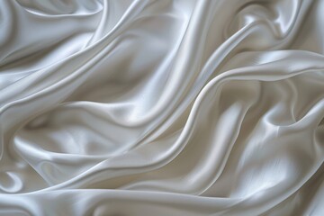 Obraz premium Close Up View of White Fabric Texture