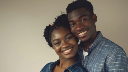 Portrait of a Joyful Couple