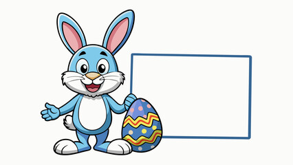 easter card cartoon vector illustration