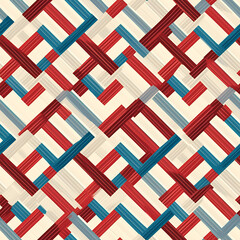 Handwoven fabric digital art seamless pattern, the design for apply a variety of graphic works