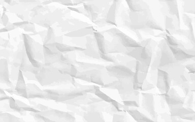 close up white crumpled paper background