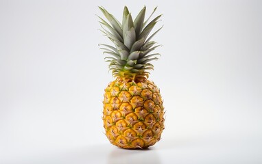 Pineapple Against a Clean Background