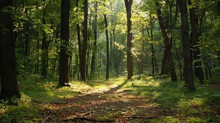 The serenity of a forest