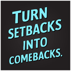 gym motivational typography designs turn setbacks into comeback 