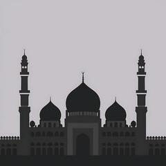 Fototapeta premium Mosque at night.