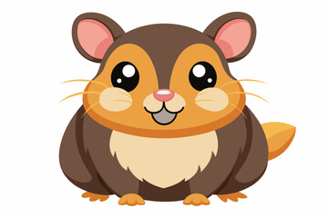 hamster cartoon vector illustration