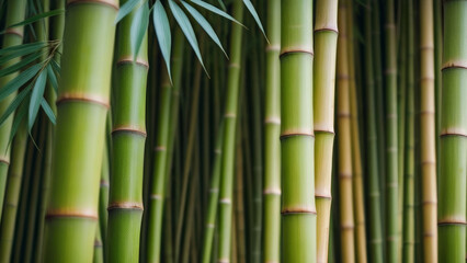 Bamboo Trees Background: Serene and Natural Ambiance