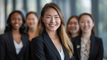 A Confident Team Leader Smiling