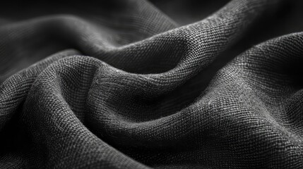 abstract texture pattern background fabric is knitted in black and white