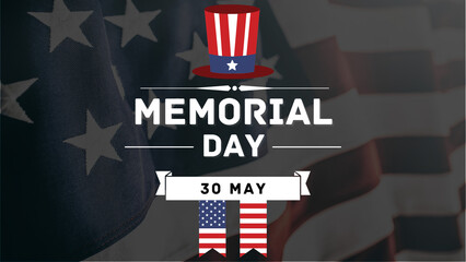 Memorial Day - Remember and Honor Poster. Usa memorial day celebration. American national holiday....