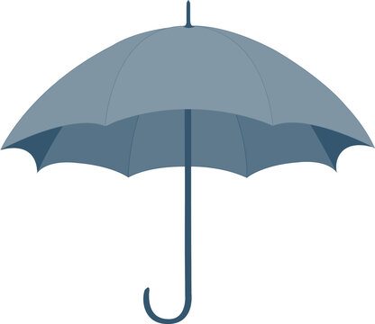 Illustrated open umbrella clipart