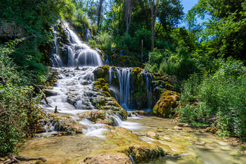The beautiful waterfalls at Krka National Park in Croatia