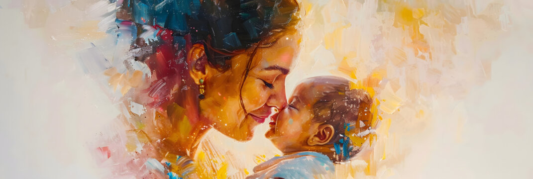 Indian mother and New born baby