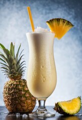 cocktail with pineapple
