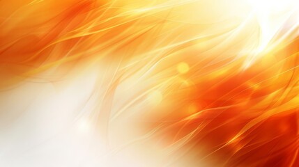 Obraz premium Abstract orange and white gradient background with blurred edges