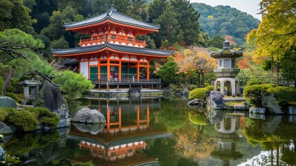 Discover the mystical allure of the ancient city of Kyoto, Japan, with its serene temples, traditional tea houses, and breathtaking gardens.
