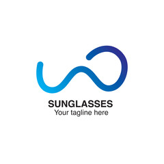 Optics store. glasses logo