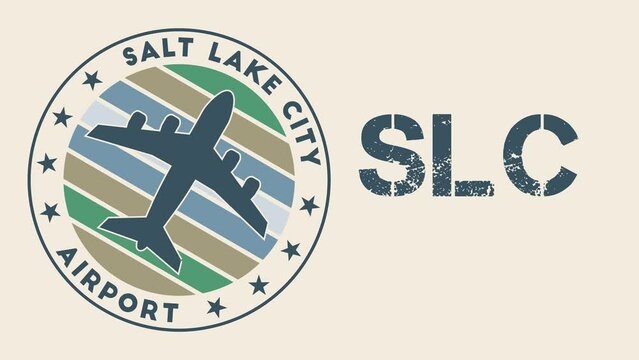 Salt Lake City Airport intro video. Salt Lake City airport information animation. Superb 4k video.