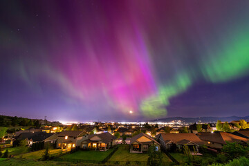 Late Night View The Aurora