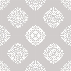 seamless damask pattern repeat vector file, medallion pattern, traditional print