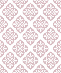 seamless damask pattern repeat vector file, medallion pattern, traditional print