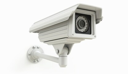 cctv camera isolated on a white background