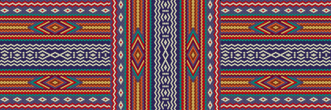  Ornament  is made in bright, juicy, perfectly matching colors. Ornament, mosaic, ethnic, folk pattern.