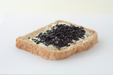 Toast with chocolat