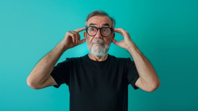 The Surprised Bearded Senior