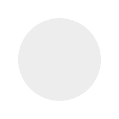 White round on black background. White dot.