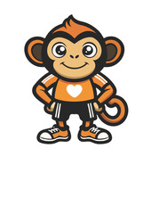 orange person with a smile