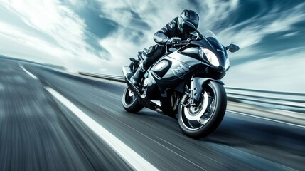 The Speeding Motorcycle Rider